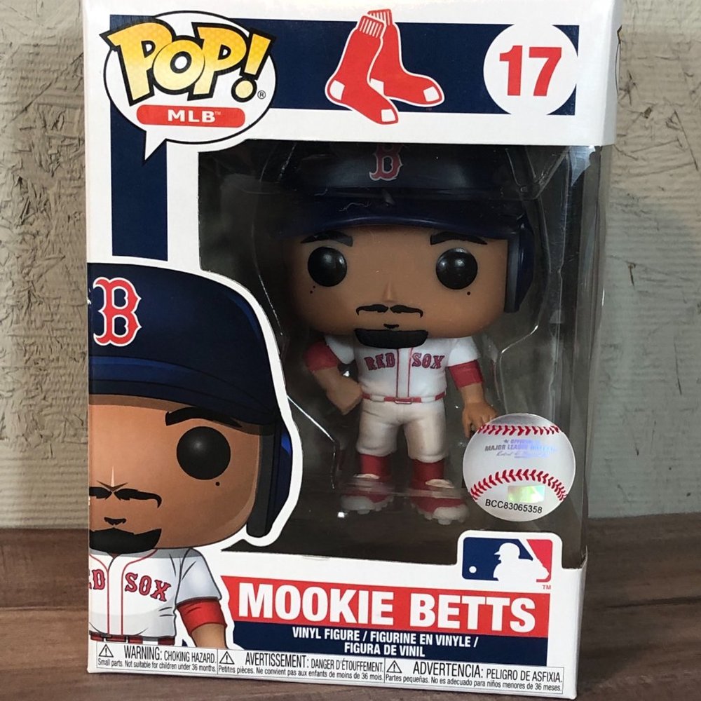 Pop! MLB Funko Mookie Betts #17 Red Sox